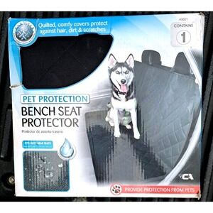 Pet Protection Rear Bench Seat Protector Water & Scratch Resistant Heavy-Duty Qu